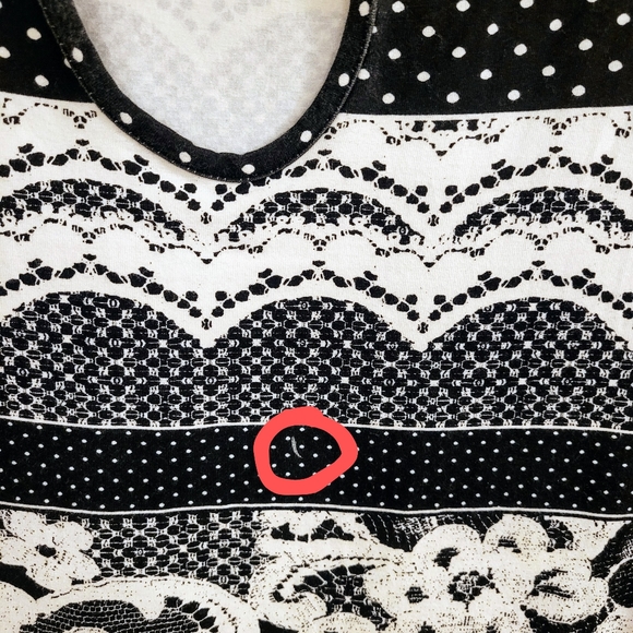 HP🎉 S Charlotte Russe - Bodycon printed dress b&w - Picture 6 of 14